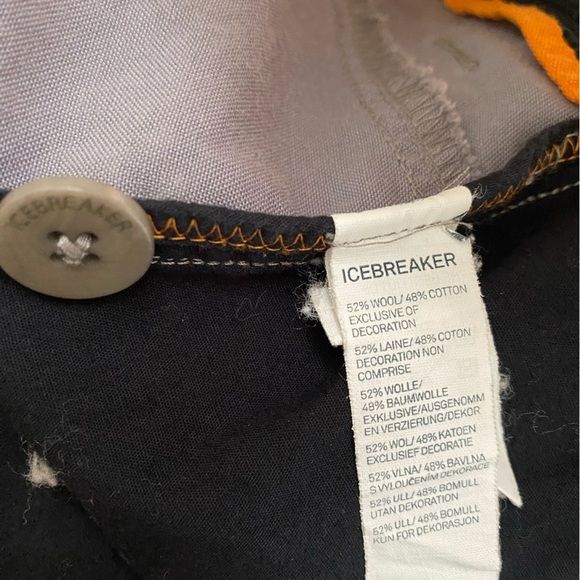 Icebreaker Destiny Wool Cotton Blend Gray Mini Skirt - Picture 7 of 9